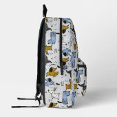 Sac À Dos Imprimé Motif chien mignon Doodle (Gauche)