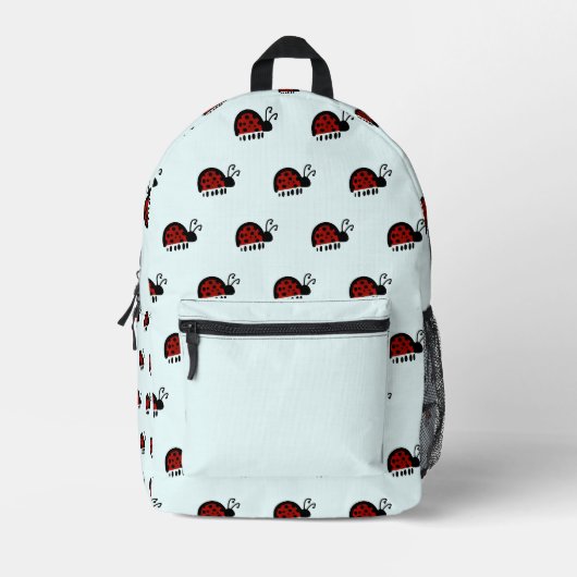 Sac À Dos Imprimé Motif coccinelle (Recto)