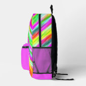 Sac À Dos Imprimé Motif coloré (Droite)