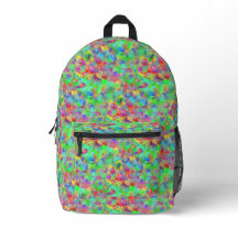 Motif coloré avec motifs cubiques