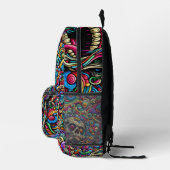 Sac À Dos Imprimé motif crâne imaginaire Abstrait (Droite)