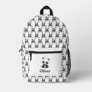 Sac À Dos Imprimé Motif Cute Panda personnalisé