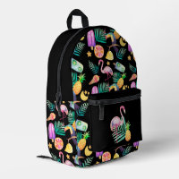 Motif d'ananas aux oiseaux tropicaux
