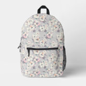 Sac À Dos Imprimé Motif d'aquarelle rose doux (Recto)