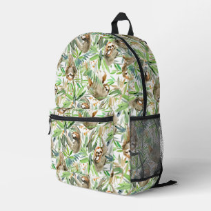 Sac À Dos Imprimé Motif d'aquarelle tropicale