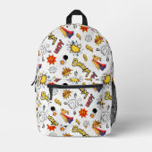Sac À Dos Imprimé Motif de bande dessinée (Recto)