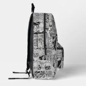 Sac À Dos Imprimé Motif de bande dessinée vintage de Wonder Woman (Gauche)