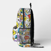 Sac À Dos Imprimé Motif de bulle de dialogue d'art pop de bande dess (Droite)