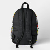Sac À Dos Imprimé Motif de bulle de dialogue d'art pop de bande dess (Verso)