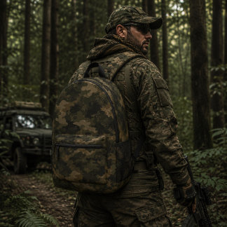 Sac À Dos Imprimé Motif de camouflage en bois élite Ranger