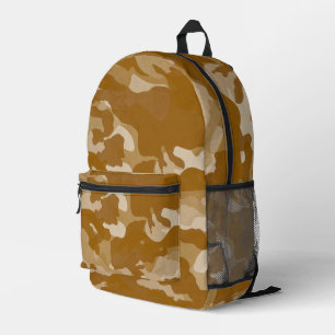 Sac À Dos Imprimé Motif de camouflage moderne de désert aux tons ter