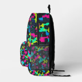 Sac À Dos Imprimé Motif de camouflage néon (Droite)