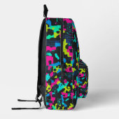 Sac À Dos Imprimé Motif de camouflage néon (Gauche)