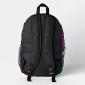 Sac À Dos Imprimé Motif de camouflage néon (Verso)