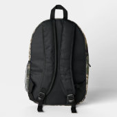 Sac À Dos Imprimé Motif de camouflage numérique vert (Verso)