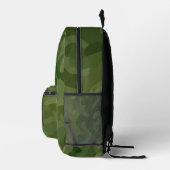 Sac À Dos Imprimé Motif de camouflage vert olive (Droite)