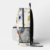 Sac À Dos Imprimé Motif de cartable pour enfants de fusée spatiale d (Droite)
