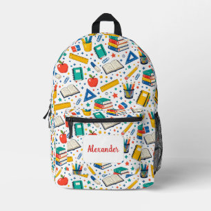 Sac À Dos Imprimé Motif de cartable scolaire personnalisé pour enfan