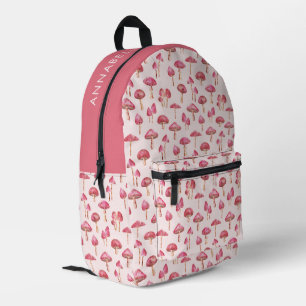 Sac À Dos Imprimé Motif de champignons roses