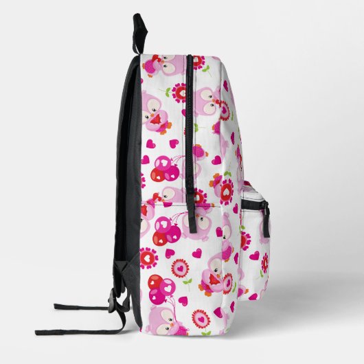 Sac À Dos Imprimé Motif De Chouettes, Chouettes Mignonnes, Chouettes (Gauche)