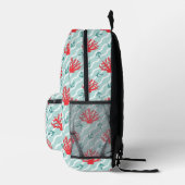 Sac À Dos Imprimé Motif de corail rouge (Droite)