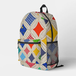 Sac À Dos Imprimé Motif de courtepointe de la fenêtre de la cathédra