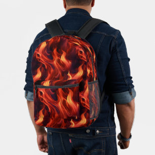 Sac À Dos Imprimé Motif de feu