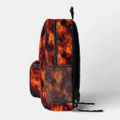 Sac À Dos Imprimé Motif de flammes (Droite)
