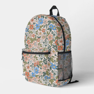 Sac À Dos Imprimé Motif de fleurs du jardin de corail