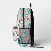 Sac À Dos Imprimé Motif de fleurs et de papillons (Droite)