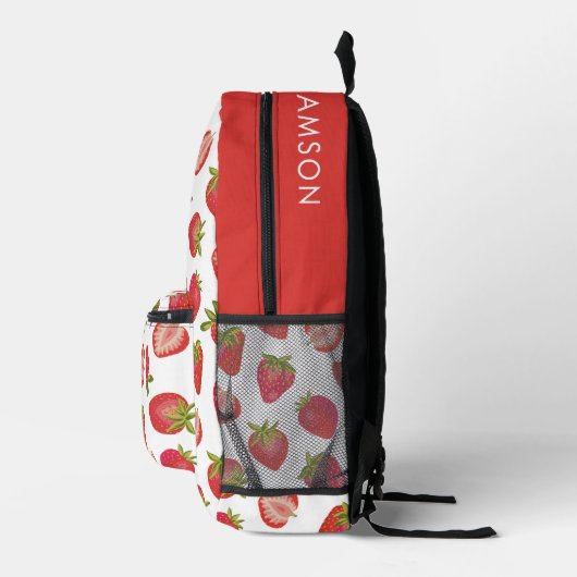 Sac À Dos Imprimé Motif de fraises (Droite)