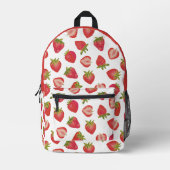 Sac À Dos Imprimé Motif de fraises (Recto)