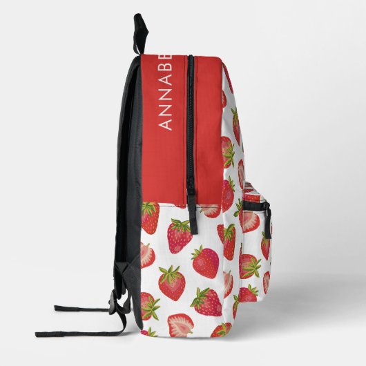 Sac À Dos Imprimé Motif de fraises (Gauche)