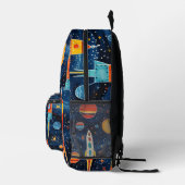 Sac À Dos Imprimé motif de fusée Abstrait (Droite)