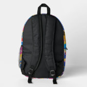 Sac À Dos Imprimé Motif de Harajuku (Verso)