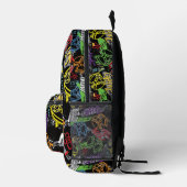 Sac À Dos Imprimé Motif de jeu graffiti néon (Droite)