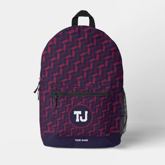 Sac À Dos Imprimé Motif de lycée moderne unique (Recto)