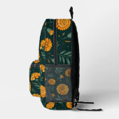 Sac À Dos Imprimé Motif de Marigolds (Droite)