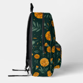 Sac À Dos Imprimé Motif de Marigolds (Gauche)