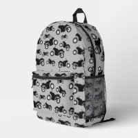 Motif de moto de retour à l'école