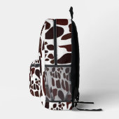 Sac À Dos Imprimé Motif de peau de girafe (Droite)