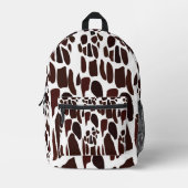 Sac À Dos Imprimé Motif de peau de girafe (Recto)