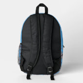 Sac À Dos Imprimé Motif de poisson bleu (Verso)