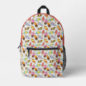 Sac À Dos Imprimé Motif de Popsicles de crème glacée (Recto)