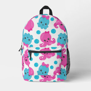 Sac À Dos Imprimé Motif de poulpe, poulpe mignonne, Animaux de mer