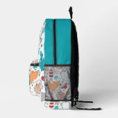 Sac À Dos Imprimé Motif de requin mou (Droite)