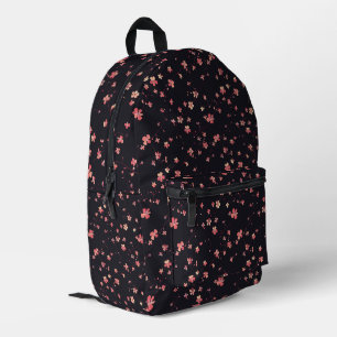Sac À Dos Imprimé Motif de rêve floral foncé