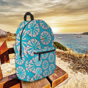 Sac À Dos Imprimé Motif de spirale de Whelk Shells
