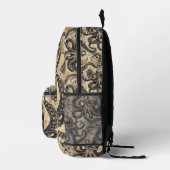 Sac À Dos Imprimé Motif de tatouage tatouage octopus carrelé (Droite)