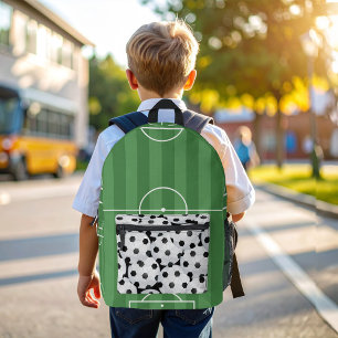Sac À Dos Imprimé Motif de terrain de football Cool Sports